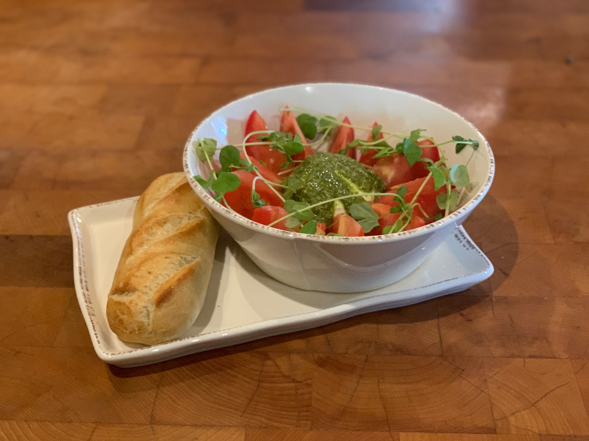 bread, burratta bowl