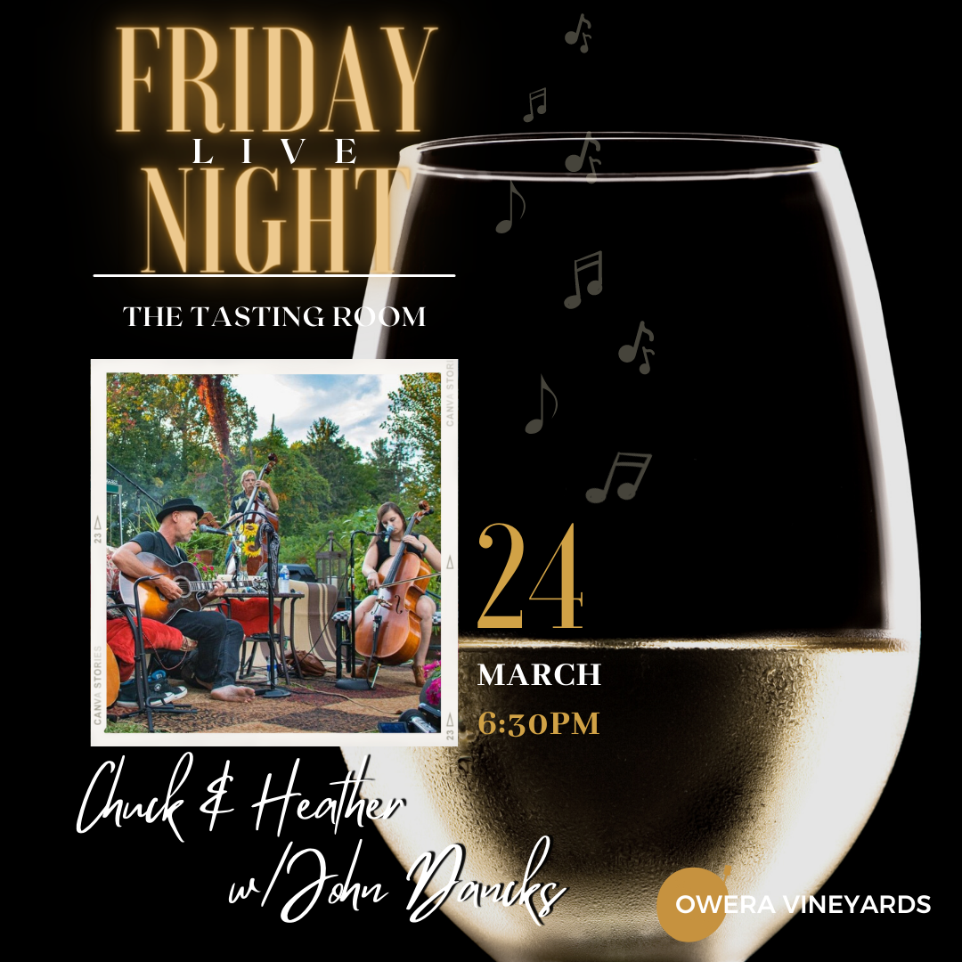 white wine glass with poleroid photo of musicians